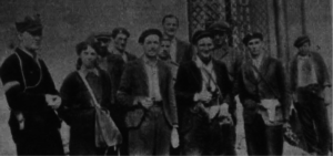 Lt. Viktor Bashmakov (the sixth from the left, in the center). Source: Russian historical website ‘Petr i mazepA’. http://petrimazepa.com/warsaw.html